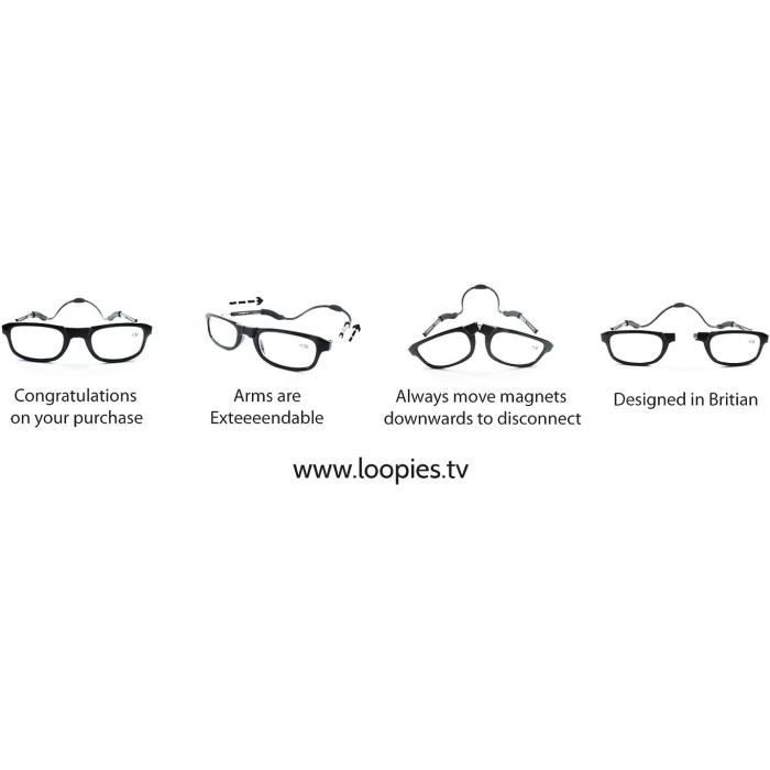 Lunette de store lecture reglable
