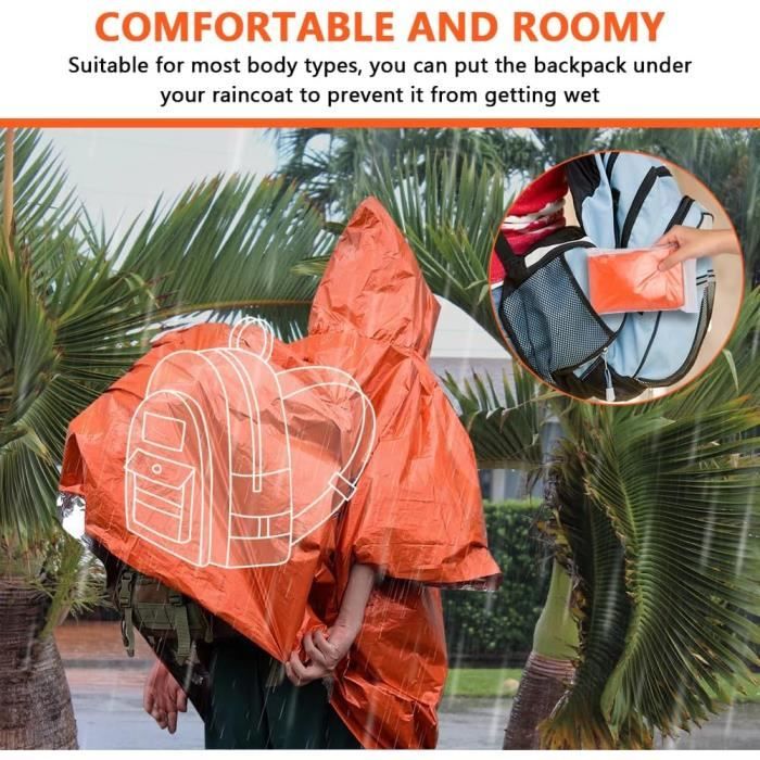 Sac De Couchage De Survie Ultra-léger En Mylar – Imperméable, Isolant Et Pliable, Idéal Pour Camping, Randonnée Et Urgence