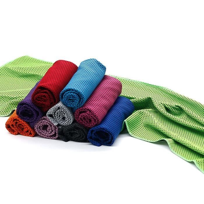 Linge de Bain Serviette de Sport rafra chissante pour Yoga Sport