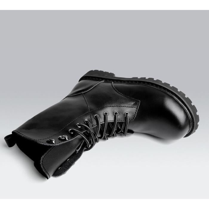 Botte noir sales militaire