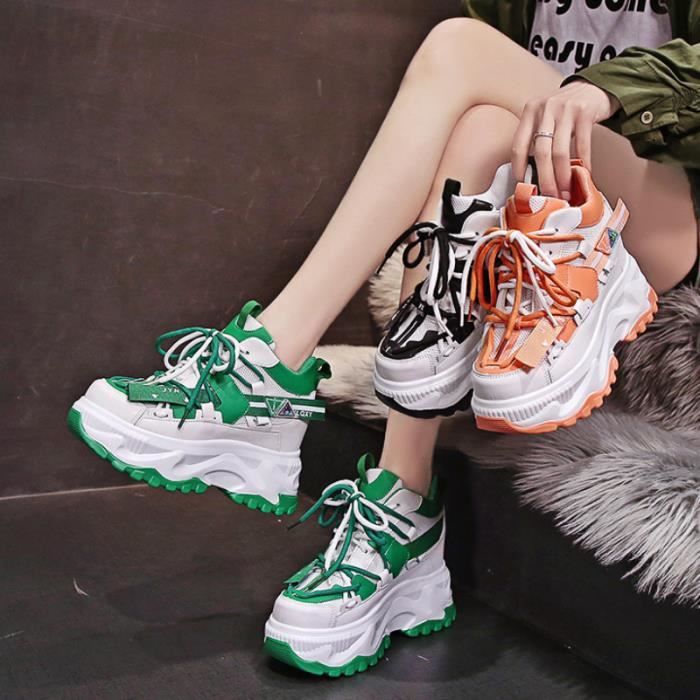 Chaussure haute plateforme on sale