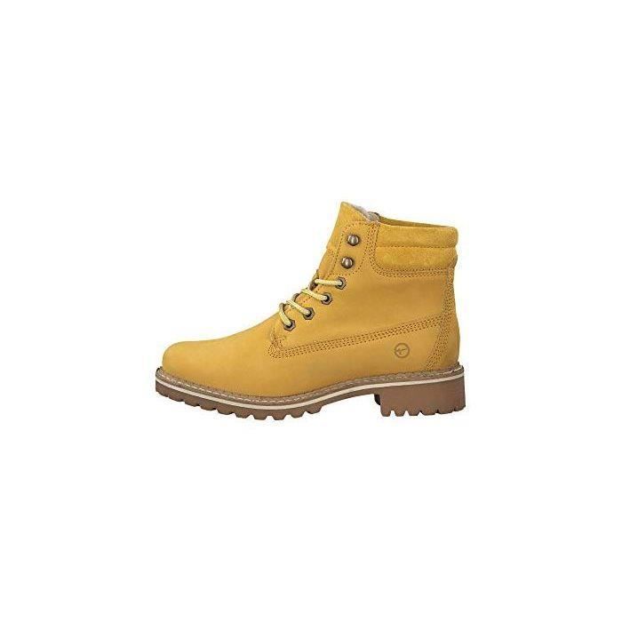 Tamaris 1 1 25242 23 Bottes Rangers Femme Jaune Saffron 627 40 EU Achat Vente Tamaris 1 1 25242 23 Bottes R pas cher Cdiscount