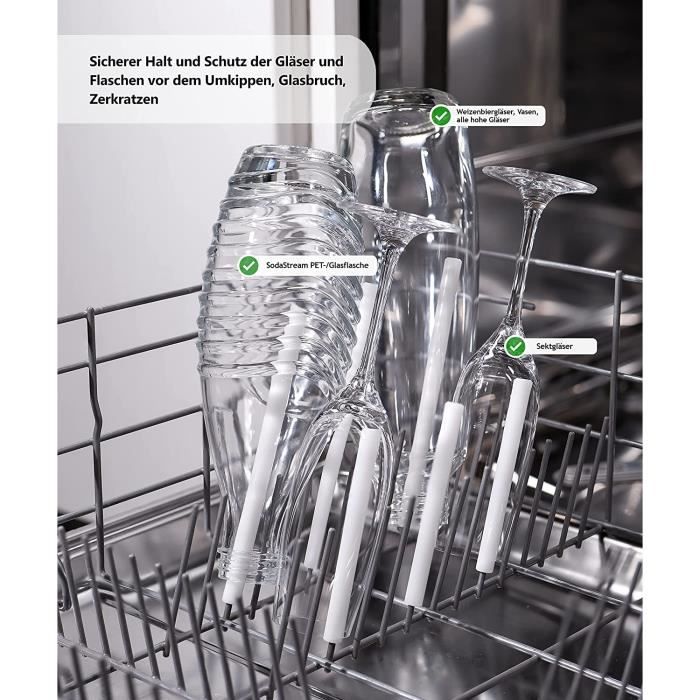 Supports verres universel pour lave-vaisselle
