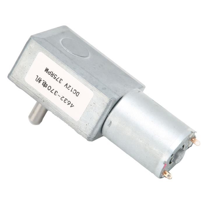 Moteur à engrenages à vis sans fin DC 12V 375RPM auto bloquant, ultra — free download