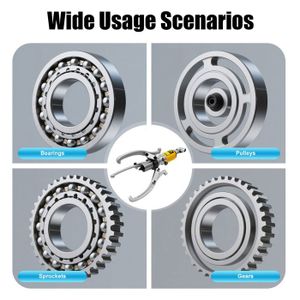 Extracteur Coussinets Caoutchouc Kit Extracteur Roulements CCLIFE 27 Pièces - Outil Professionnel Mécanique Pressage Roulements Auto