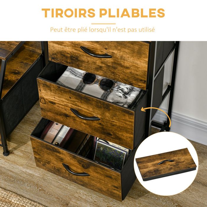 Tiroir D’armoire Moyen MSA PRODUCTS – Marron, 16x10x5,5 Pouces, Pour Cuisine Ou Atelier