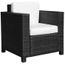Fauteuil Canape Salon De Jardin Resine Rotin Tresse Brun 1 Place
