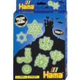 Boite de perles Hama - Phosphorescent - 1500 perles à repasser - Loisirs créatifs-0