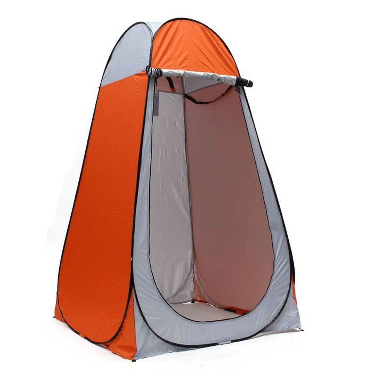 Tente de douche pop-up cabine de change portable avec poches intérieures polyester bleu 120 x 120 x 190 cm ORVRYN - Sport