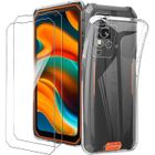 NO BRAND Coque pour Blackview BV4800 Pro/BV4800 SE - Protection Verre Trempé - Silicone Souple - Antichoc - Élégant