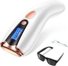 FOCLATUNER Epilateur Lumiere Pulsee,999,000Flashs IPL Épilateur Laser Définitif Epilation 2 Modes 5 Niveaux Dnergie Epilateur Electrique,Blanc