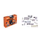 Kit 4 outils et 30 accessoires pneumatiques REVOLUTION'AIR - Clé à choc, marteau, clé à cliquet, meuleuse droite