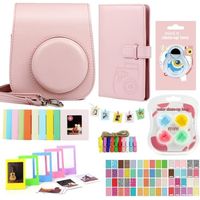 Rose - Kit d'accessoires pour appareil Photo Instax Mini 11, sac à bandoulière, 96 pochettes, Album Photo, ca
