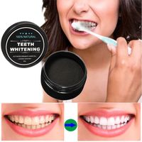 30g Teeth whitening powder smoke coffee tea stain remove bamboo activated charcoal powder oral hygiene dental tooth care