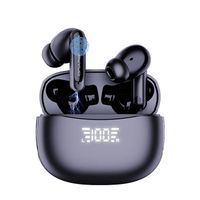 Écouteur Bluetooth 5.3 Sportif Sans Fil Sports Écouteurs Oreillette Stéréo Étanche IPX5 de bruit avec micro étanche Noir Cadeaux