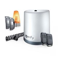 Somfy 2401410 - Motorisation Freevia Essential pour portail coulissant - 2 télécommandes, feu & crémaillère - Compatible TaHoma