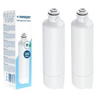 Wessper Remplacement pour Bosch 11032518 Ultra Clarity Pro Réfrigérateur 2x Filtre eau BORPLFTR50 compatible avec 11025825 12028325