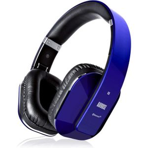 CASQUE - ÉCOUTEURS Ep650 Casque Bluetooth Bleu Sans Fil 4.2 Aptx Low 