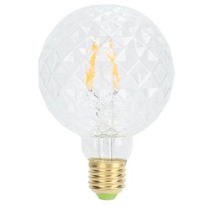 AMPOULE - LED Ampoule décorative LED 220 V E27 4 W G95 ampoule en verre lampe à incandescence haute luminosité ampoule deco led Transparent