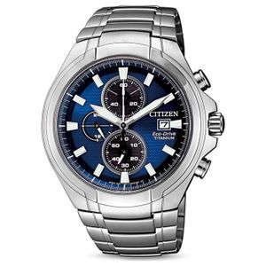 Montre Homme CITIZEN Eco-Drive – Acier Inoxydable – Mouvement Solaire – Occasion (nécessite Peut-être Une Nouvelle Batterie)