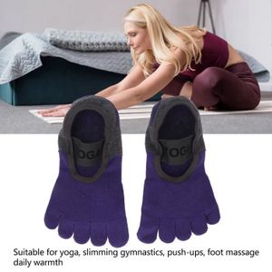 CHAUSSETTES MULTISPORT LON Chaussettes de yoga antidérapantes à cinq doig