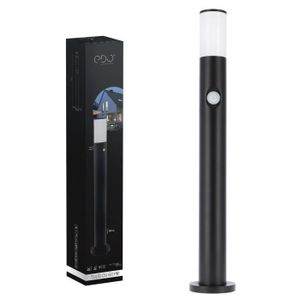 Borne de jardin - EDO - TULIS EDO 60 E27 - Aluminium - Noir - IP44 - Maison