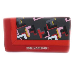 Portefeuille/porte-monnaie TED LAPIDUS Vintage Marron Similicuir - Occasion Parfait état