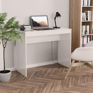 Bureau Blanc Brillant Achat Vente Pas Cher