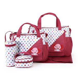 SAC À LANGER Set de 5pcs Sac à Main Langer Bébé Maman pour Prom