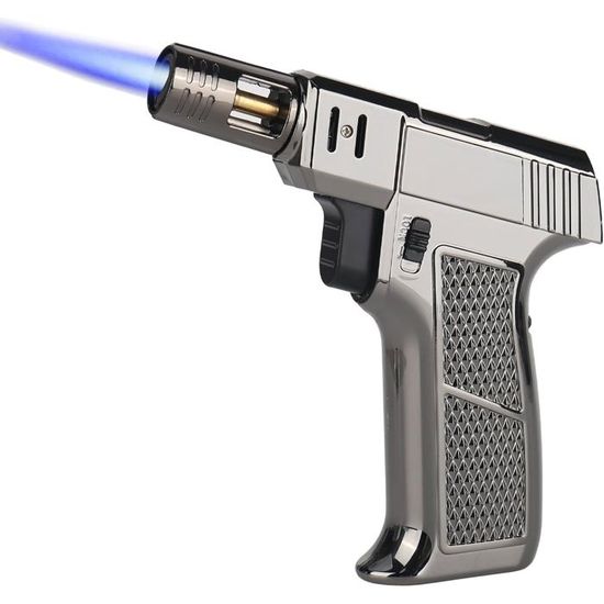 DOUBFIVSY Briquet Tempête avec Boîte Cadeau, Recharge Gaz Briquet Chalumeau de Cuisine avec Verrouillage de Sécurité et Flamme Réglable, Allume Gaz Coupe-Vent pour Camping, Soudage(D'or DOUBFIVSY Briquet Tempête avec Boîte Cadeau, Recharge Gaz Briquet Chalumeau de Cuisine avec Verrouillage de Sécurité et Flamme Réglable, Allume Gaz Coupe-Vent pour Camping, Soudage(D'or