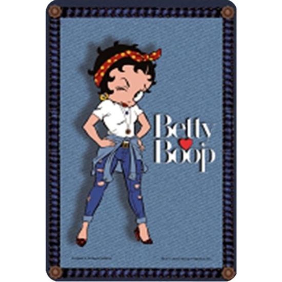 Plaque en métal - BETTY BOOP - BETTY BOOP - 30x40 cm - Vintage - À suspendre - Maison
