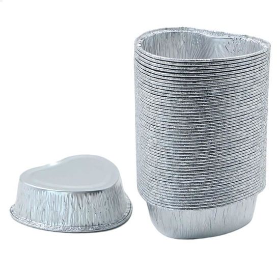 Barquette Barbecue 1000ml Barquettes Aluminium Avec Couvercles - Lot De 20 - 1000 Ml - Pour Cuisson, Barbecue, Congélation Plat Aluminium Jetable