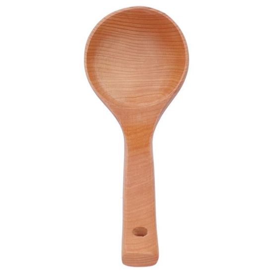 En Acier Inoxydable 304 Gros Manche En Bois Cuisine Cuillère