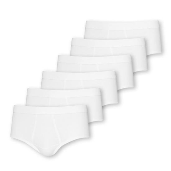 Lot De 2 Slips Homme AMMANN En Coton Bio à Fines Côtes – Confortable, élastique Et Respirant