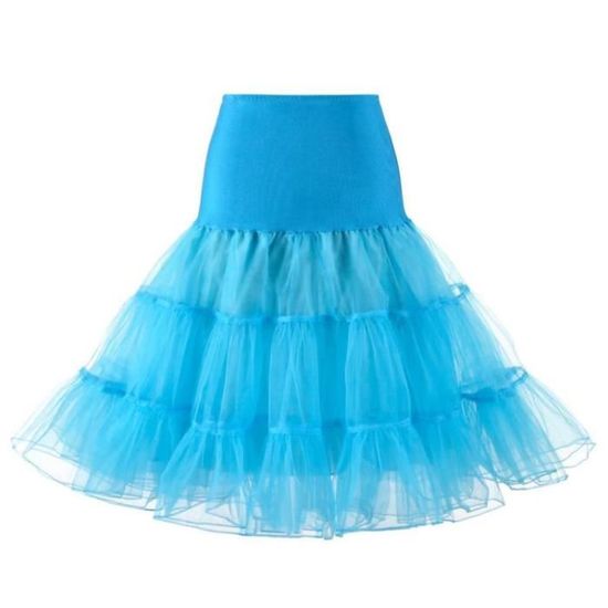 Jupon Femme Bellivalini - Dentelle, Viscose - Soutien Robe, Anti-Transparent - Confortable