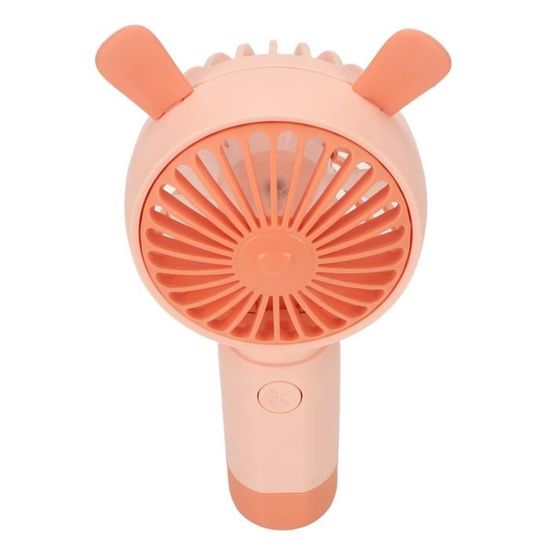 Moxie Mini Ventilateur [Rabbit Fan] Ventilateur Portatif à 2 Vitesses Batterie De 800mah Integree Ventilo Lumineux Avec Dragonne Oreilles De Lapin Bleu