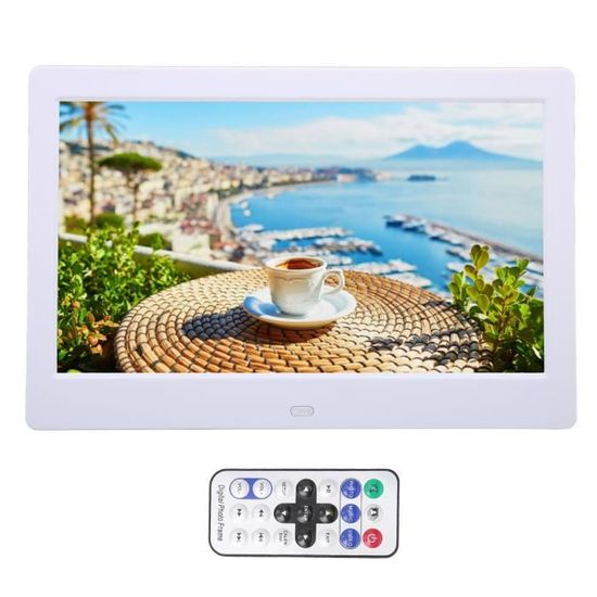 Cadre Photo Numérique 17 Pouces (43,2 Cm) - Écran HD 1080p, Support Vidéo/image/musique, Double Contrôle