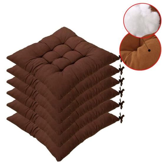 Coussin De Chaise Rond -Carrés 45X45 Cm Coussin De Siège Respirant