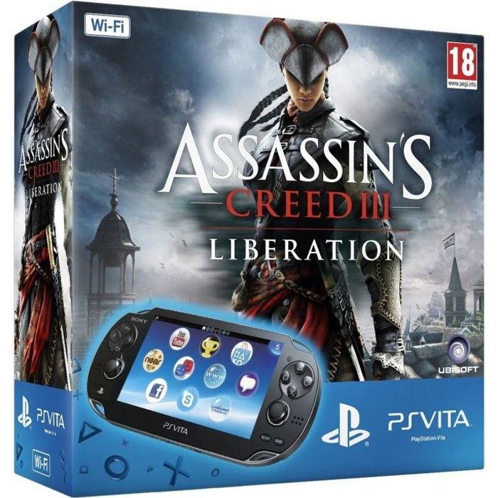 PS Vita WiFi + Coupon Assassin's III + CM 4 Go
