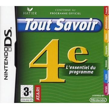 Atari Tout Savoir 4E / Jeu Nintendo Ds