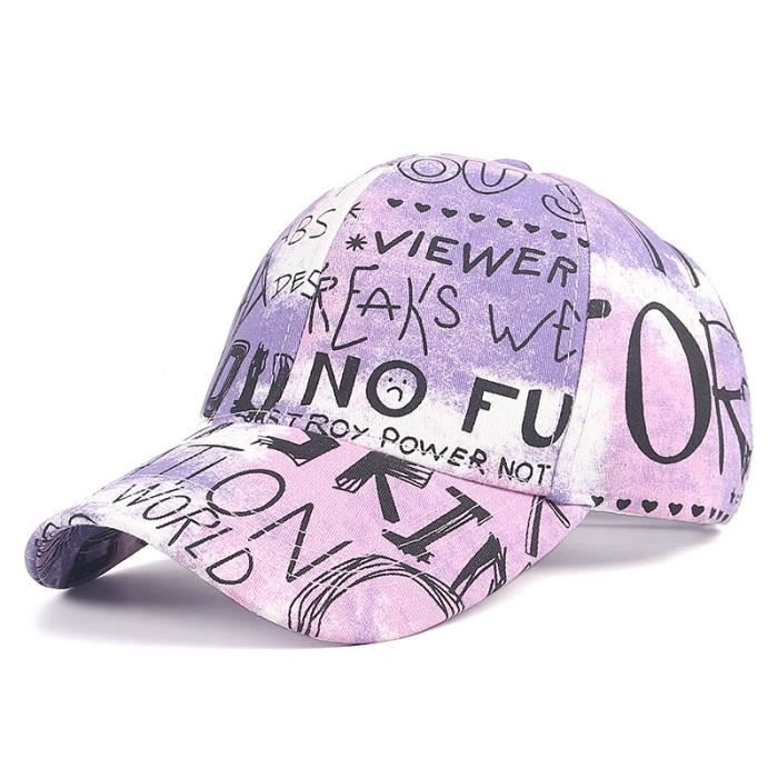 Casquette De Baseball Tout-Match A La Mode Violet