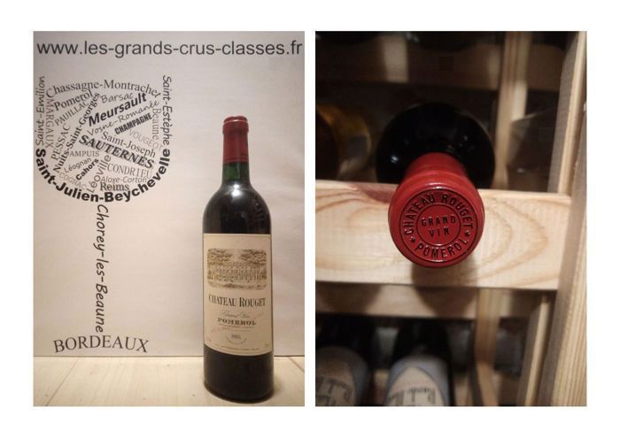 Château Rouget 1995 - Pomerol - 1 x 75 cl - Rouge