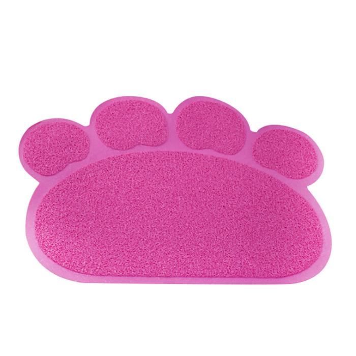 Patte Forme Animaux Pieds Mat Napperon PVC Sleeping Dog Chats rayonnants Tapis d'alimentation _ani*2399
