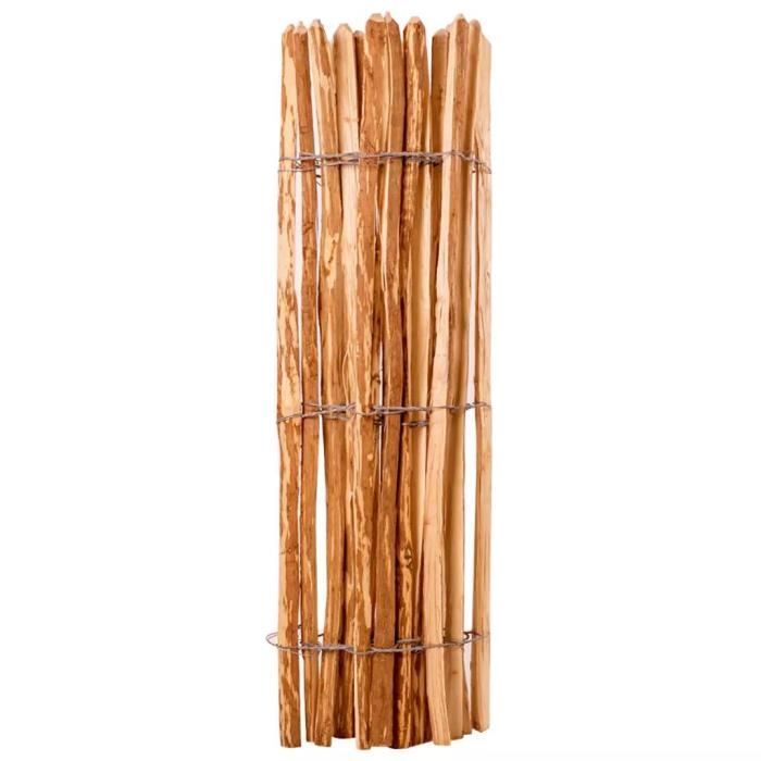 Moderne - Clôture à piquets -Clôture à treillis - Clôture jardin- Bois de noisetier 120 x 250 cm classique💎9053
