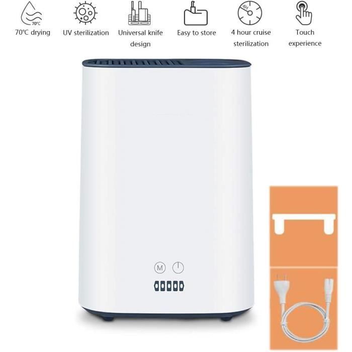 STERILISATEUR DE BOCAUX ELECTRIQUE Stérilisateur UV Intelligent,Désinfecteur De Couteau De Cuisine Portable,St&ea21