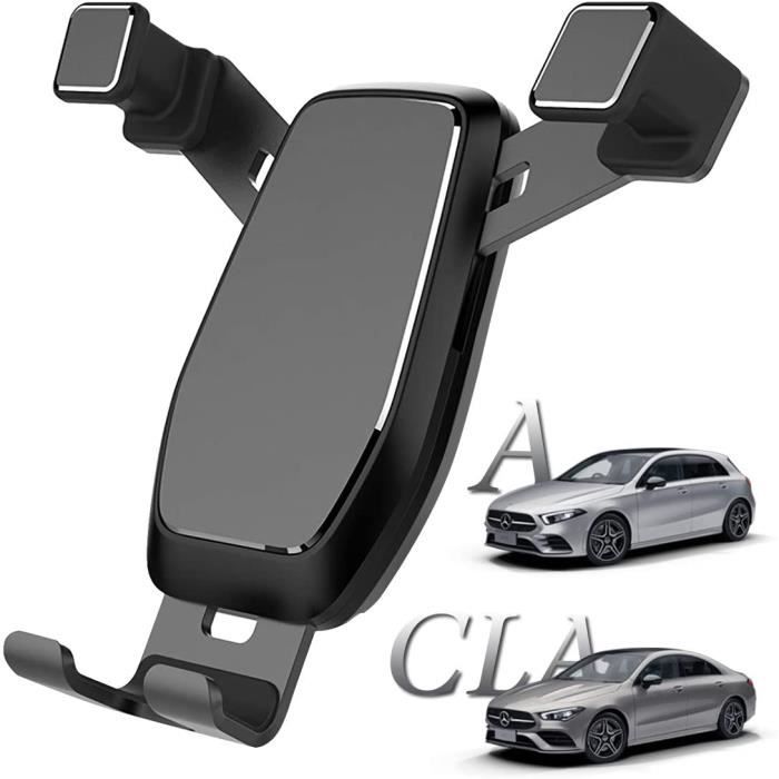AYADA Support Téléphone Compatible avec Mercedes-Benz A Classe W177 CLA C118, Porte Telephone Nouvelle Version Gravity Auto Loc A164