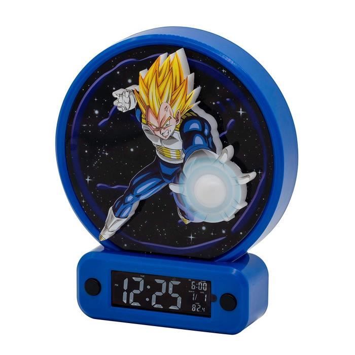 Teknofun Réveil Numérique Lumineux Dragon Ball Z Vegeta - Version Anglaise