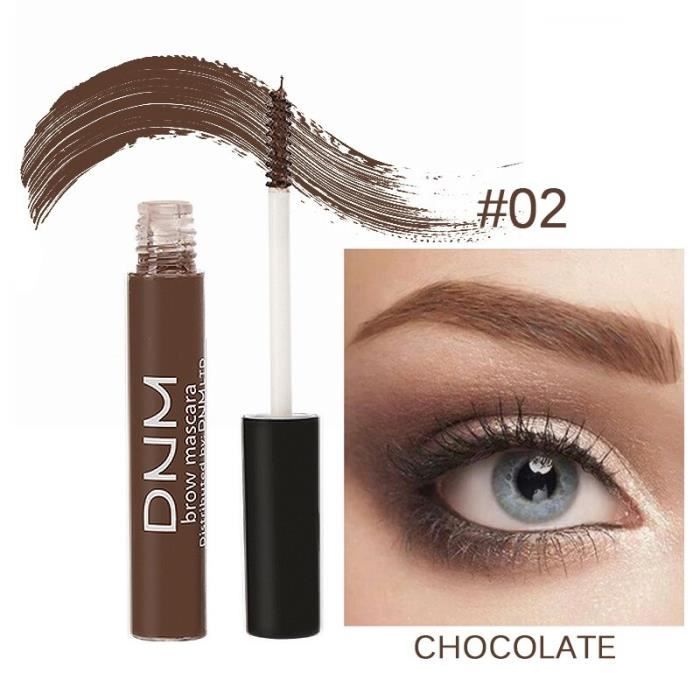 Kit de teinture pour sourcils, Gel naturel, crème de Mascara, tenue longue durée, teinte brune pour les yeux, LX82842507