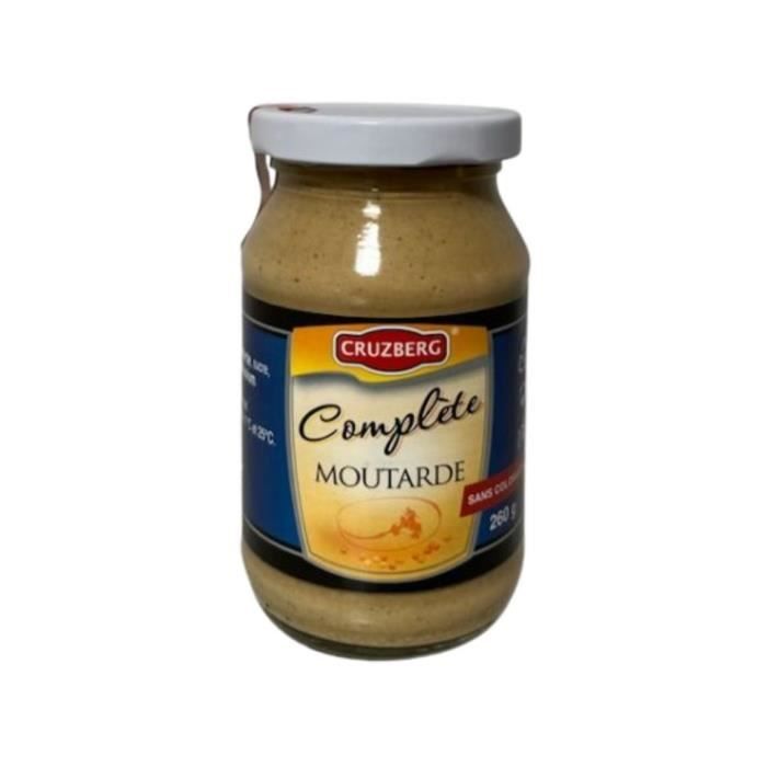 Moutarde fine complète Cruzberg - 260g