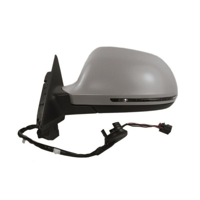 Rétroviseur gauche électrique pour AUDI A3 II ph.3 (3 portes) 2008-2010, dégivrant, à peindre.